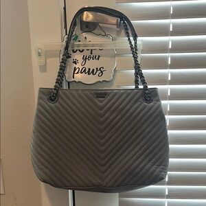 Victoria’s Secret Gray Quilted Women's Bag